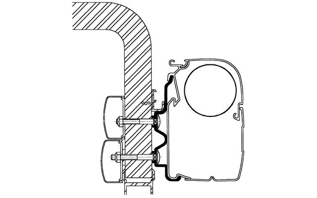 Thule Hymer Markisen-Adapter 2016 2,6m 7 Thule Hymer Markisen-Adapter 2016 2,6m – Bild 5