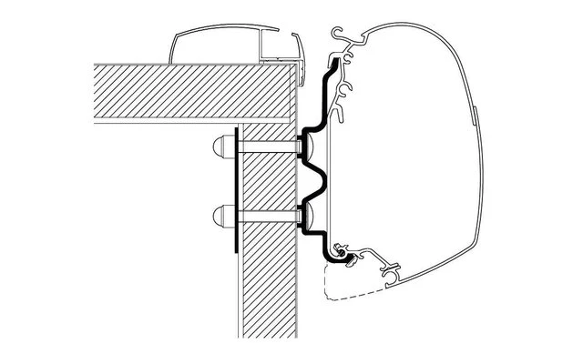Thule Markisenadapter Hobby Optima Ontour 3 Thule Markisenadapter Hobby Optima Ontour