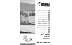 Fiamma Kit Side Tristor Montagekit Zum Anbringen Von Side W Pro F45 / Side W Pro Shade / Sun View Side F45 And Die Markise Tristor