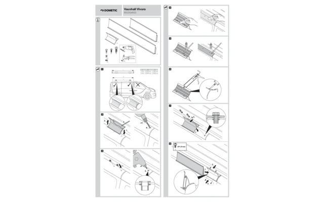Dometic PW Wandmarkisenadapter 3 Dometic PW Wandmarkisenadapter
