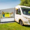 Fiamma Side W Pro Shade Seitenwand Mit Großem Fenster Für Fiamma F45 / F65 / F80s Right -MarkisenWelt Verkaufsgeschäft 718706 4898744