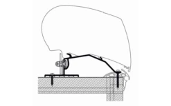 Thule Adria Caravan ≥ 2015 Markisenadapter Set
