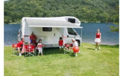 Fiamma F45s 260 Markise Gehäusefarbe Polar White Tuchfarbe Royal Grey 260 Cm -MarkisenWelt Verkaufsgeschäft 811757 5283851